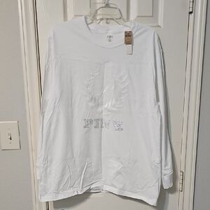 PINK Oversized Long-Sleeve Campus T-Shirt